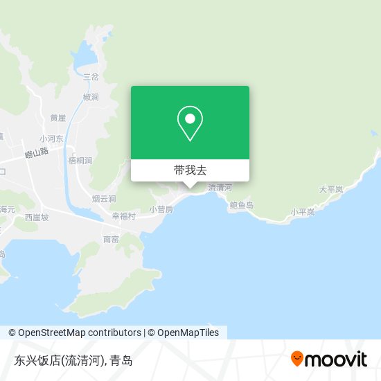 东兴饭店(流清河)地图