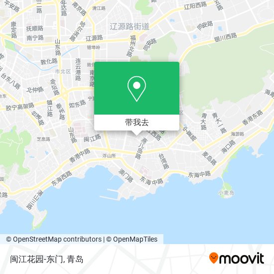 闽江花园-东门地图