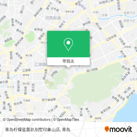 青岛柠檬蓝轰趴别墅印象山店地图