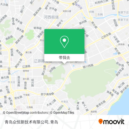 青岛众恒新技术有限公司地图