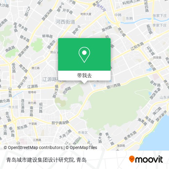 青岛城市建设集团设计研究院地图