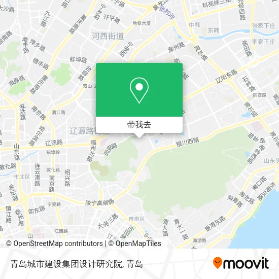 青岛城市建设集团设计研究院地图
