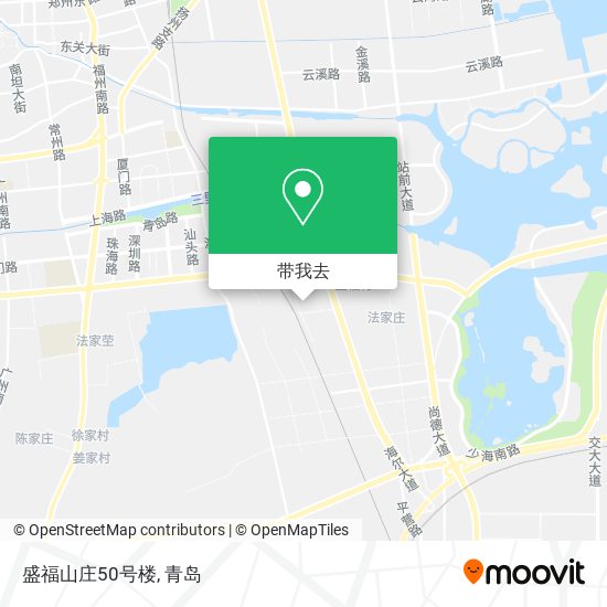 盛福山庄50号楼地图