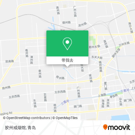 胶州戒烟馆地图