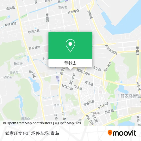 武家庄文化广场停车场地图