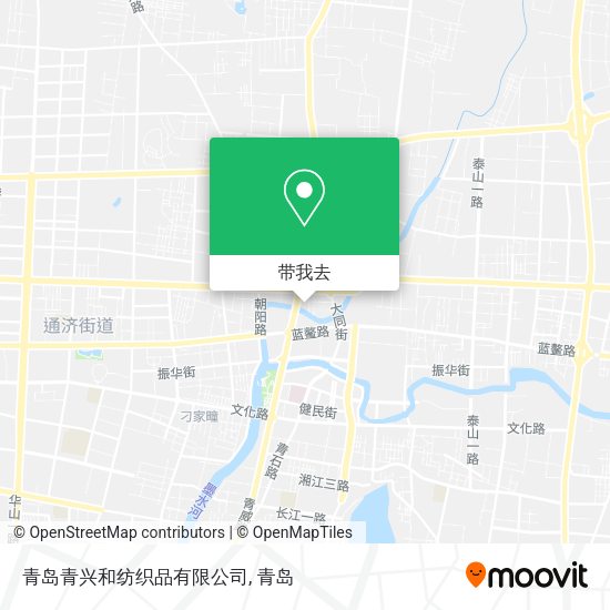 青岛青兴和纺织品有限公司地图