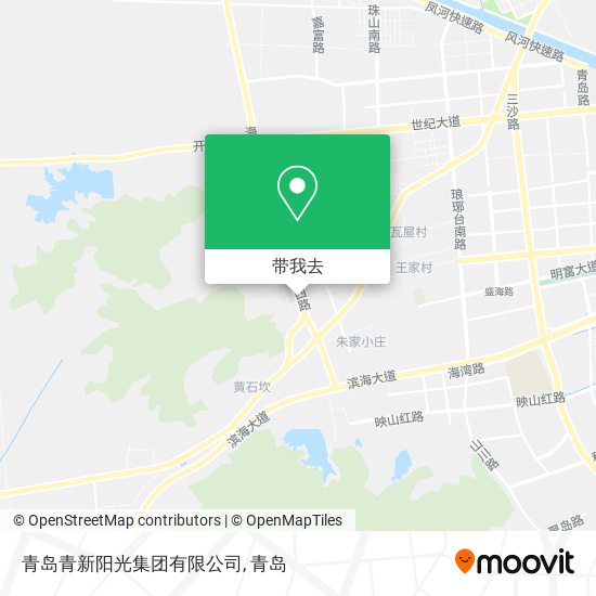 青岛青新阳光集团有限公司地图