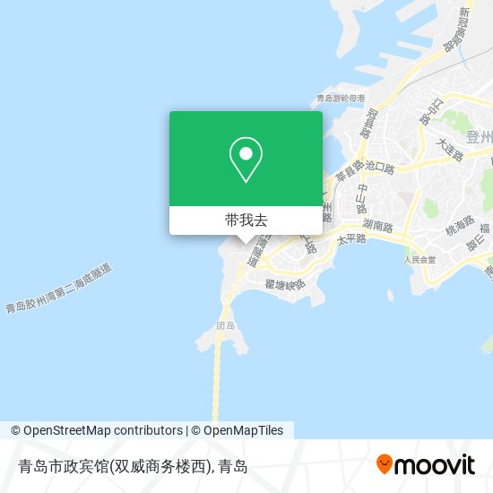 青岛市政宾馆(双威商务楼西)地图