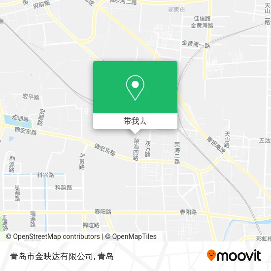 青岛市金映达有限公司地图