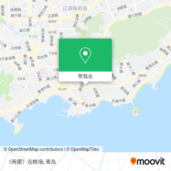 《闺蜜》点映场地图