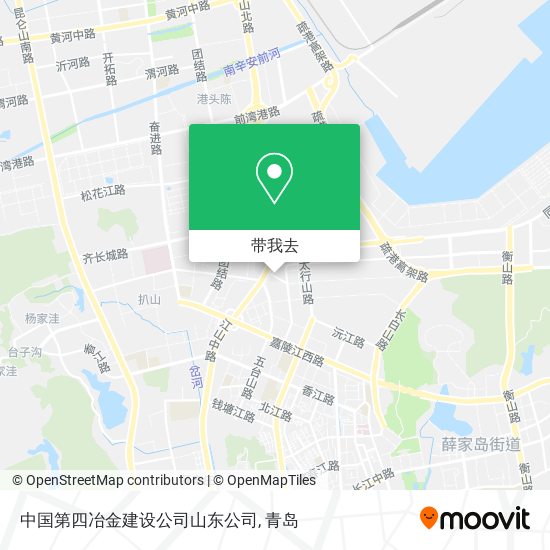 中国第四冶金建设公司山东公司地图