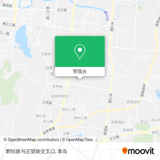 辉恒路与正望路交叉口地图