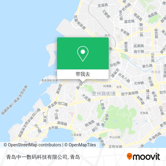 青岛中一数码科技有限公司地图