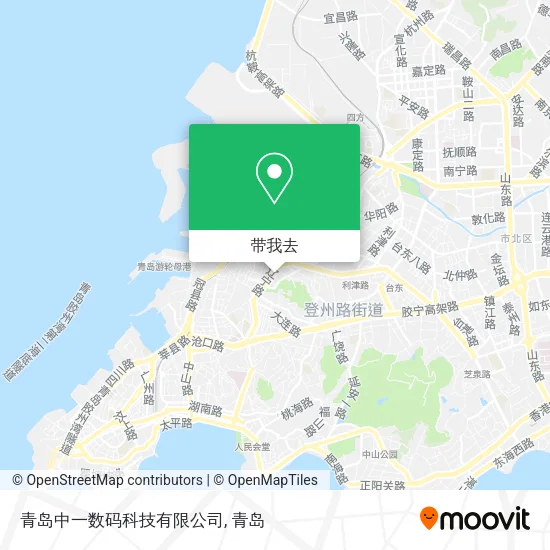 青岛中一数码科技有限公司地图