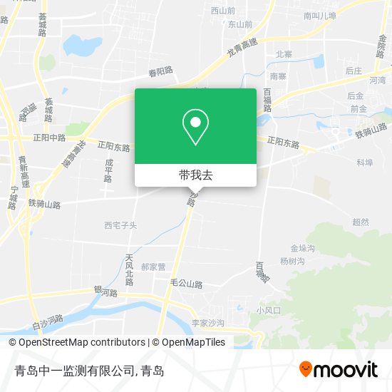 青岛中一监测有限公司地图