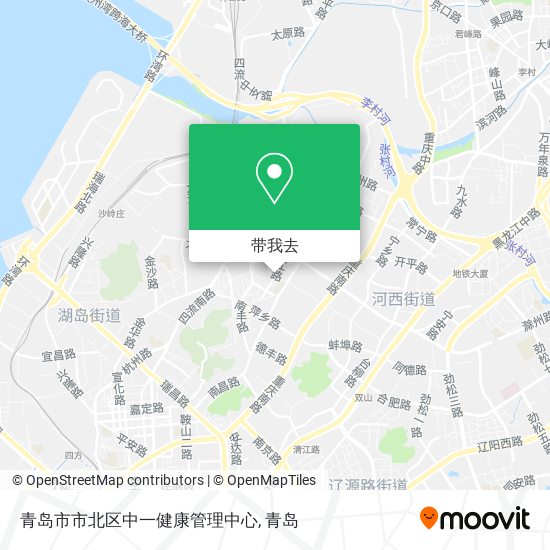 青岛市市北区中一健康管理中心地图