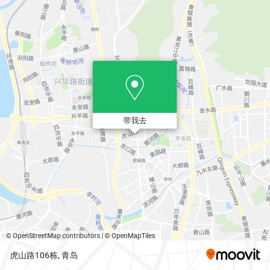 虎山路106栋地图