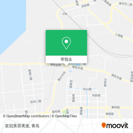 皇冠美容美发地图