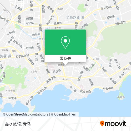 鑫水旅馆地图