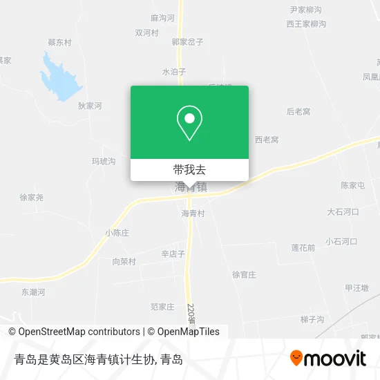 青岛是黄岛区海青镇计生协地图