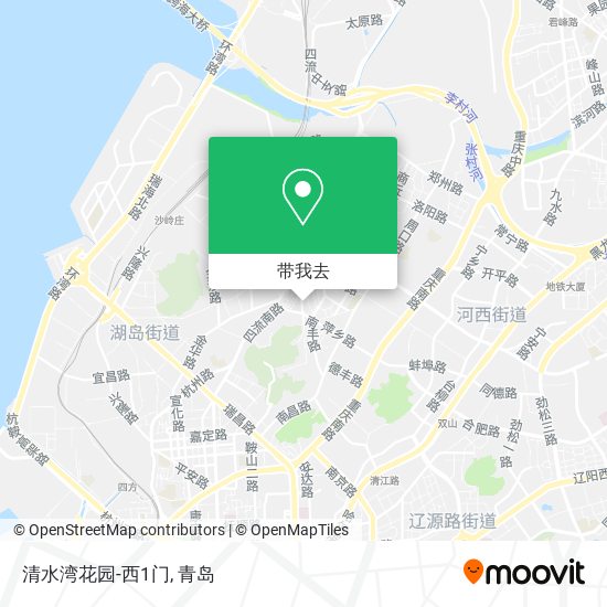 清水湾花园-西1门地图