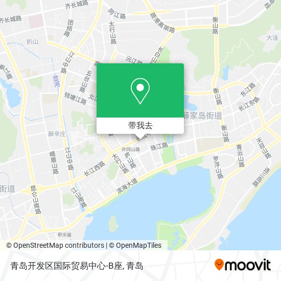 青岛开发区国际贸易中心-B座地图