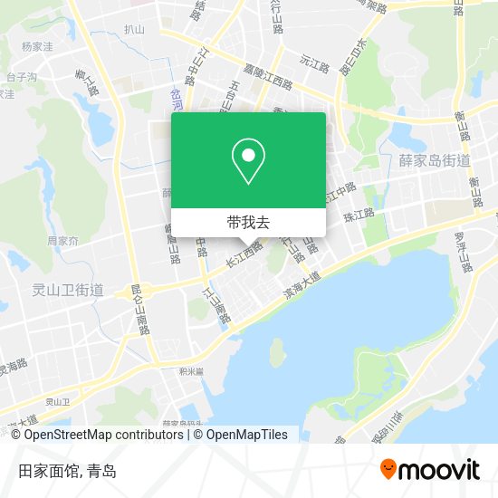 田家面馆地图