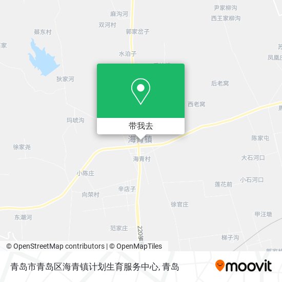青岛市青岛区海青镇计划生育服务中心地图