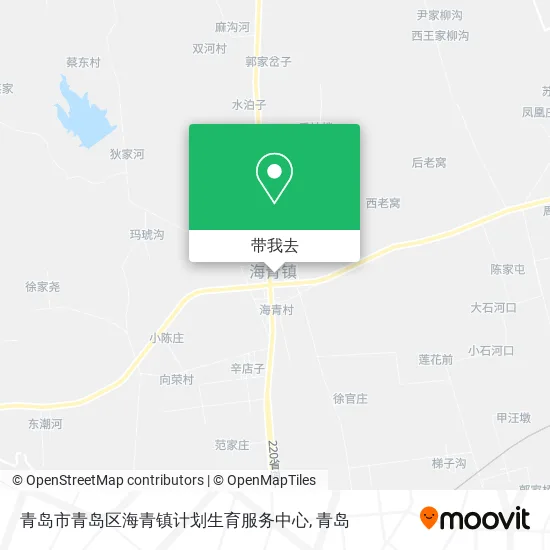 青岛市青岛区海青镇计划生育服务中心地图