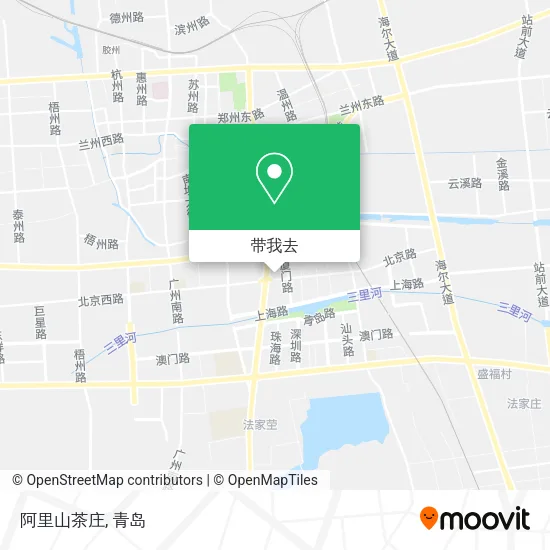 阿里山茶庄地图