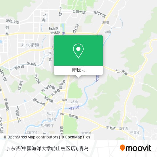 京东派(中国海洋大学崂山校区店)地图