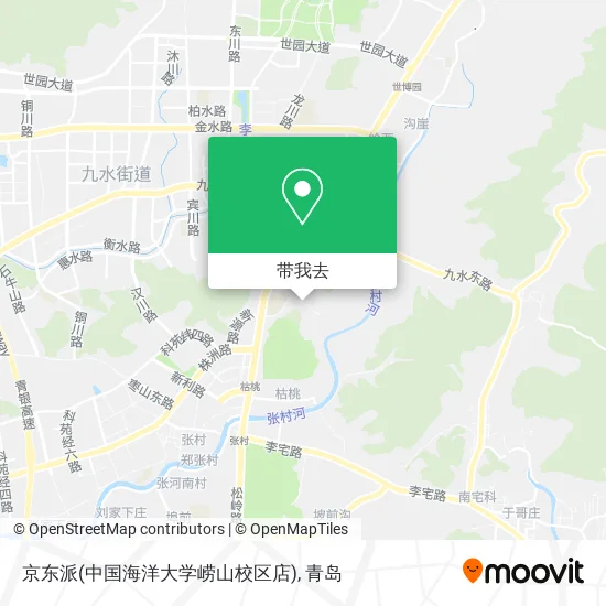 京东派(中国海洋大学崂山校区店)地图