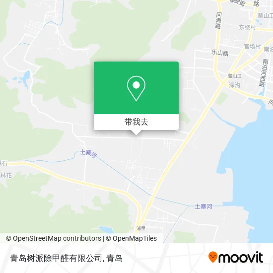 青岛树派除甲醛有限公司地图