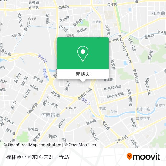 福林苑小区东区-东2门地图