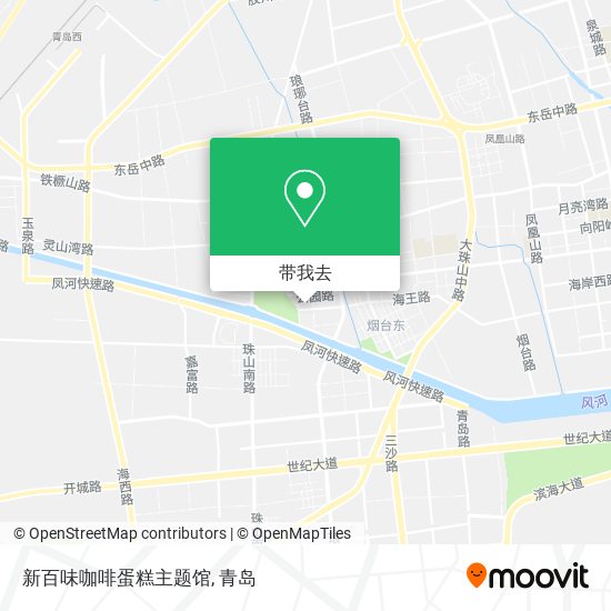 新百味咖啡蛋糕主题馆地图