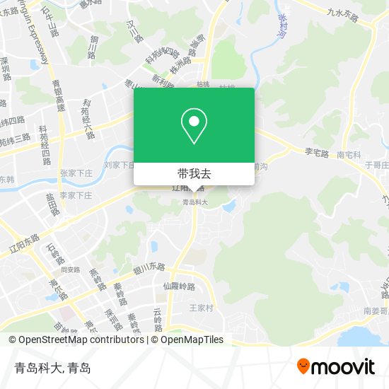 青岛科大地图