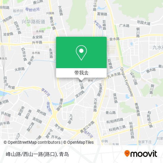 峰山路/西山一路(路口)地图