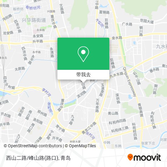 西山二路/峰山路(路口)地图