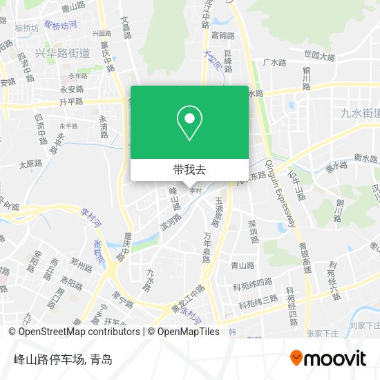 峰山路停车场地图