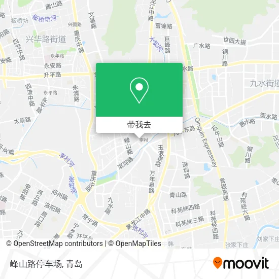 峰山路停车场地图