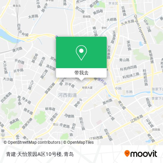 青建·天怡景园A区10号楼地图