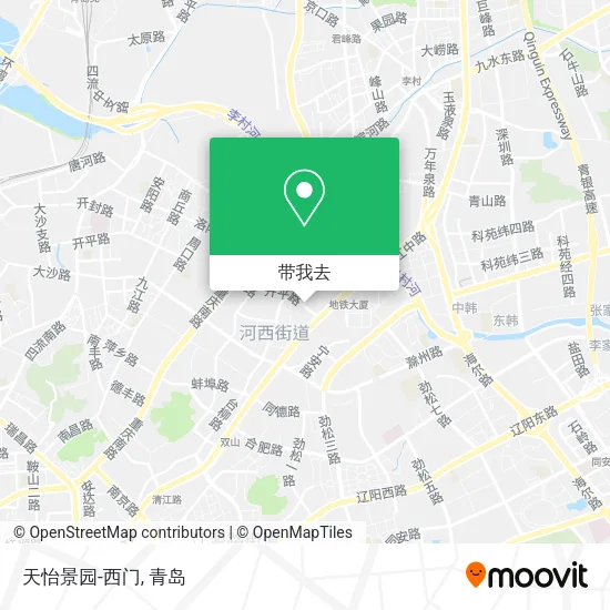 天怡景园-西门地图
