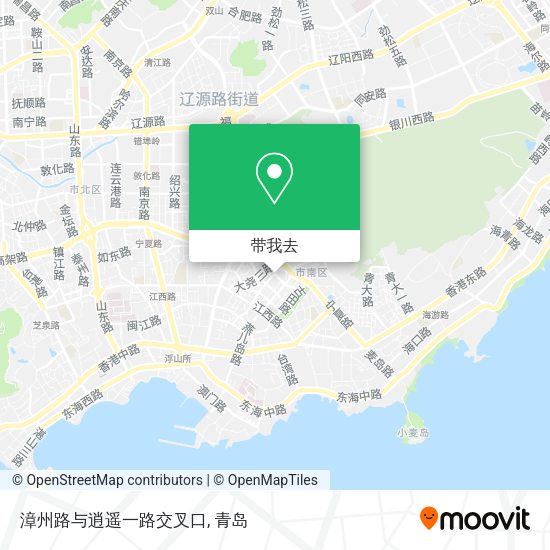 漳州路与逍遥一路交叉口地图