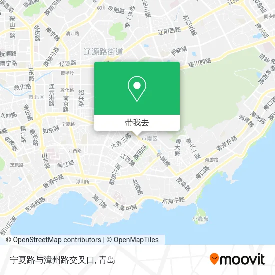 宁夏路与漳州路交叉口地图