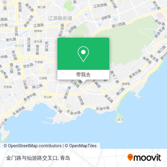 金门路与仙游路交叉口地图
