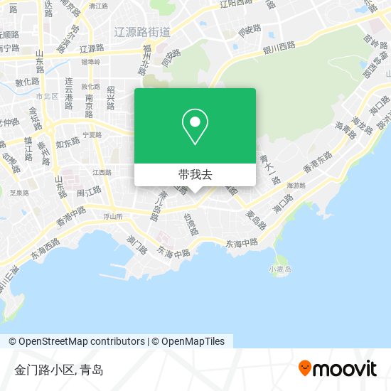 金门路小区地图