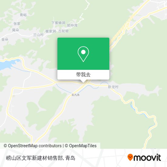 崂山区文军新建材销售部地图