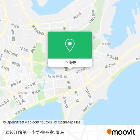 嘉陵江路第一小学-警务室地图