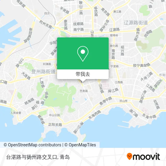 台湛路与扬州路交叉口地图