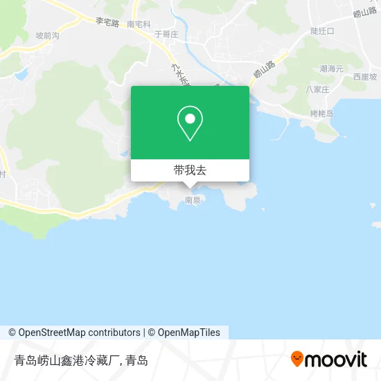 青岛崂山鑫港冷藏厂地图